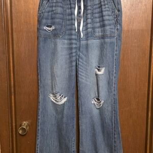 Lane Bryant Dark Blue Denim Pants